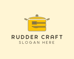 Kitchen Pot Utensil logo design