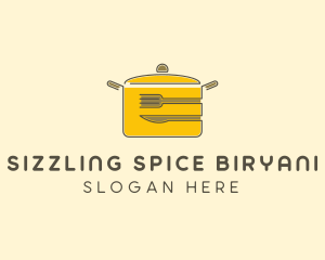 Kitchen Pot Utensil logo design