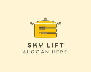 Kitchen Pot Utensil logo design