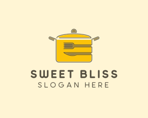 Kitchen Pot Utensil logo design