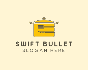 Kitchen Pot Utensil logo design