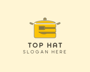 Kitchen Pot Utensil logo design