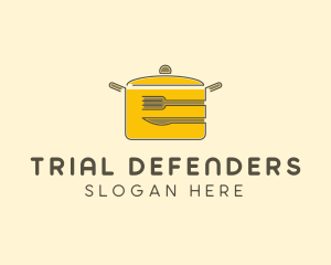 Kitchen Pot Utensil logo design