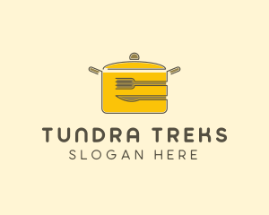 Kitchen Pot Utensil logo design