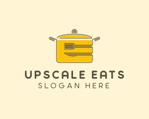 Kitchen Pot Utensil logo design