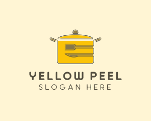 Kitchen Pot Utensil logo design