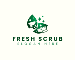 Spray Bottle Cleaning Scrub logo