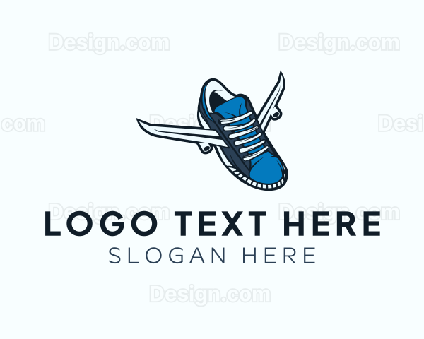 Flying Rubber Shoe Logo