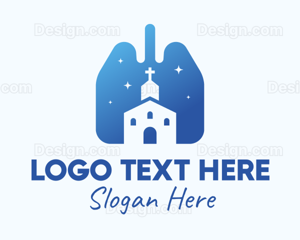 Blue Lungs Church Logo