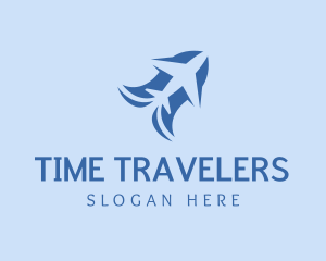 Airplane Travel Tourism logo design