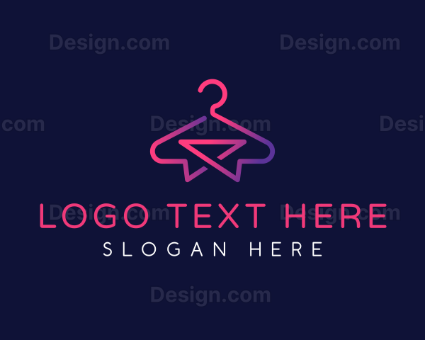 Fashion Clothing Hanger Logo