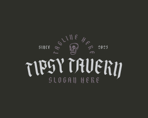 Gothic Pub Business logo design