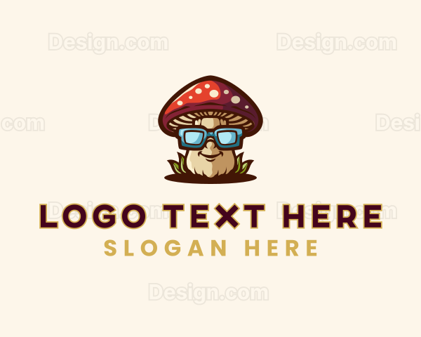 Sunglasses Organic Mushroom Logo