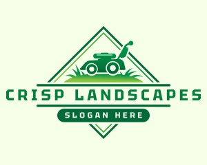 Lawn Mower Landscaping logo