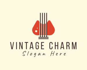 Pillar String Instrument logo design