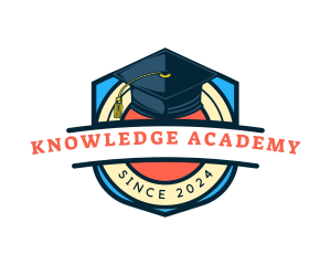 Graduation Cap Education School logo design