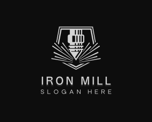 Industrial Milling Laser logo design