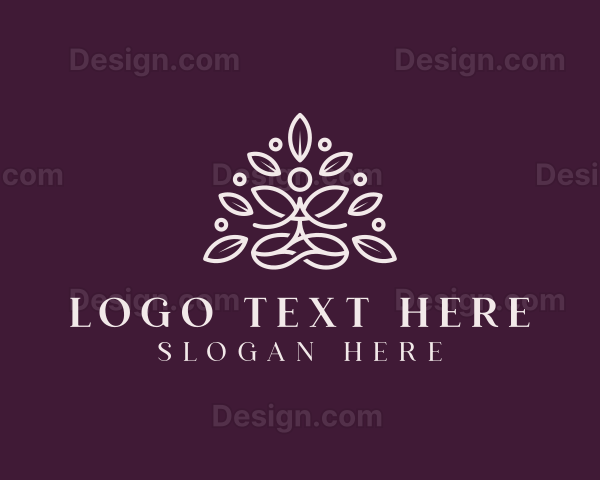 Yoga Meditation Spiritual Logo