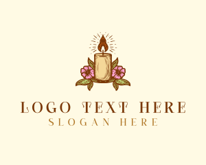 Floral Candle Decor logo