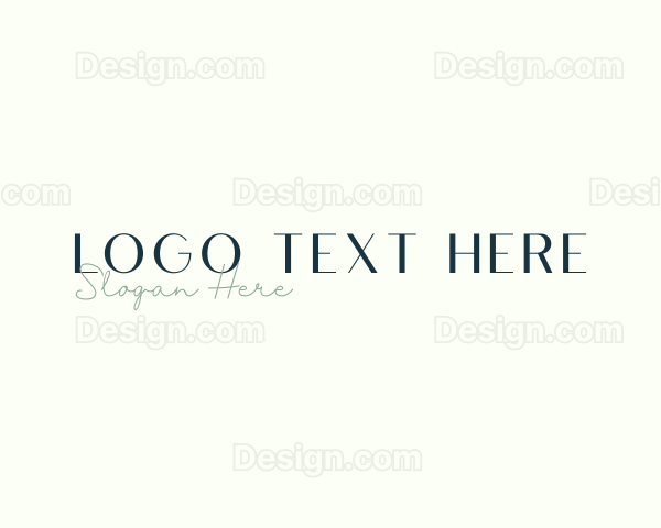 Feminine Minimalist Business Logo