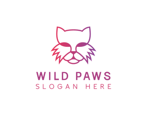 Feline Cat Animal logo
