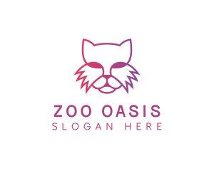 Feline Cat Pet logo design