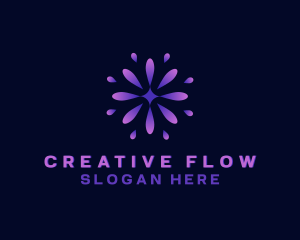 Creative Flower Bloom logo design