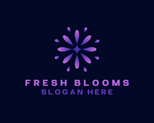 Creative Flower Bloom logo design