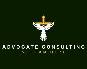 Catholic Dove Cross logo