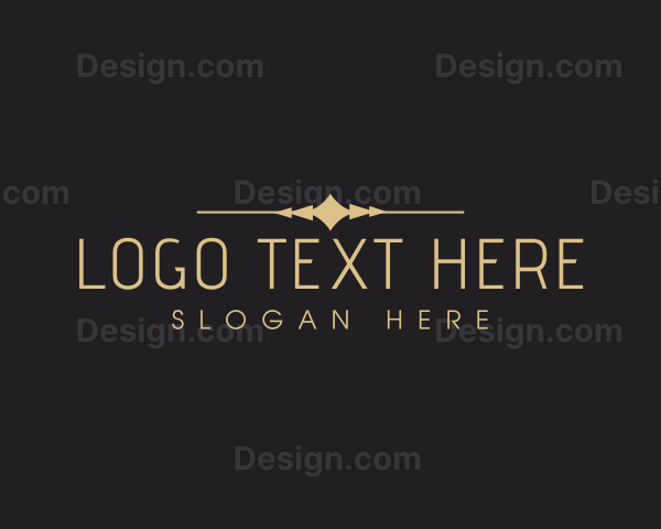 Elegant Deluxe Wordmark Logo