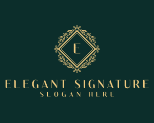 Floral Wreath Boutique logo design