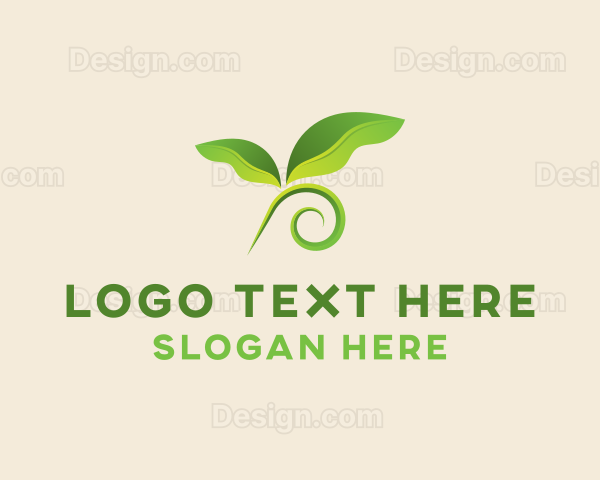 Natural Botanical Leaves Logo
