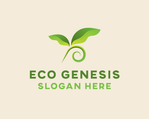 Natural Botanical Leaves logo design