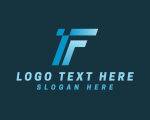 Express Logistics Letter F logo