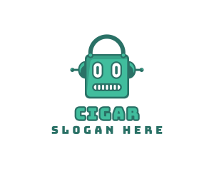 Robot Cyborg Machine logo design