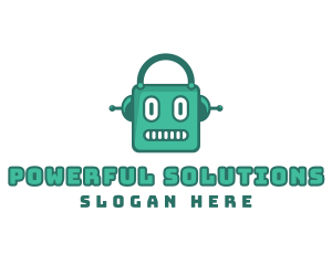 Robot Cyborg Machine logo design