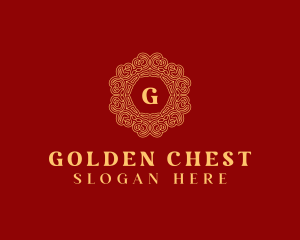 Golden Oriental Embellishment logo design