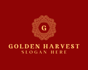 Golden Oriental Embellishment logo design