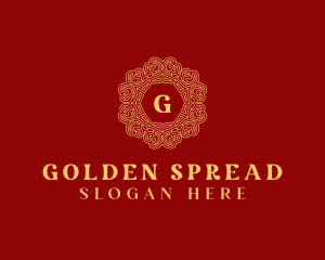 Golden Oriental Embellishment logo design