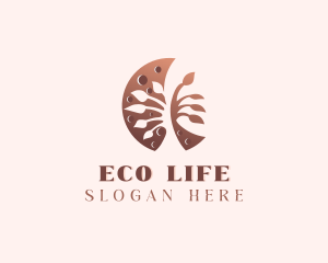 Eco Tree Wellness logo design