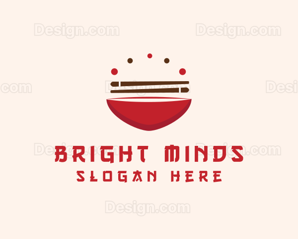 Asian Food Bowl Restaurant Logo