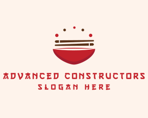 Asian Food Bowl Restaurant logo design