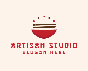 Asian Food Bowl Restaurant logo design