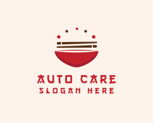 Asian Food Bowl Restaurant logo design