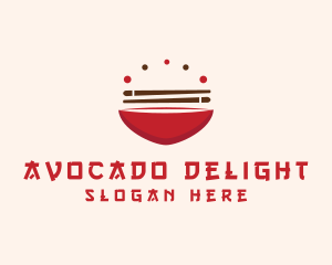 Asian Food Bowl Restaurant logo design