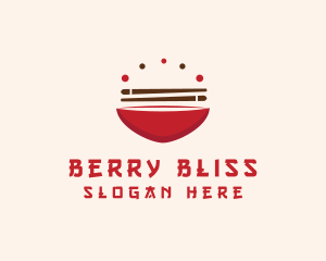 Asian Food Bowl Restaurant logo design