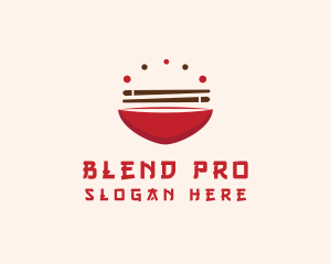 Asian Food Bowl Restaurant logo design