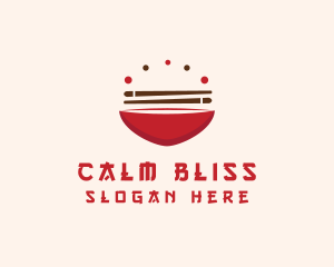 Asian Food Bowl Restaurant logo design