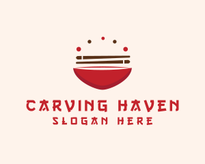 Asian Food Bowl Restaurant logo design