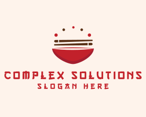 Asian Food Bowl Restaurant logo design